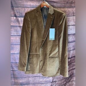 Bar III Velvet Slim-Fit Sport Coat Gold 40 L